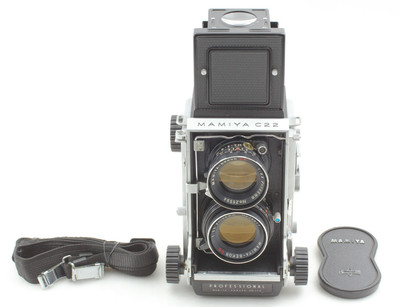 [Near MINT] Mamiya C22 Pro Tlr Filmkamera Sekor DS Blue Dot 105mm f3.5 JAPAN