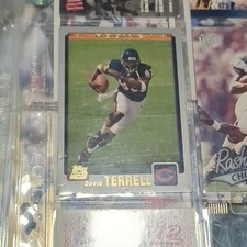 Topps David Terrell Chicago Bears #326 Rookie 2001 Football Trading Card. rookie card picture