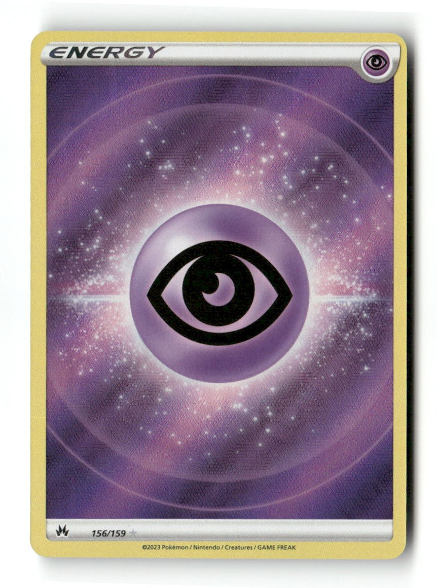 Psychic Energy 156/159 UR Crown Zenith Pokemon Holo LP