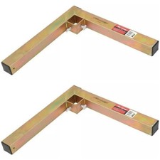 2x Bricklaying Profile Clamp Speed Corner Profile Block Dollys 50mm x50mm-CT6251