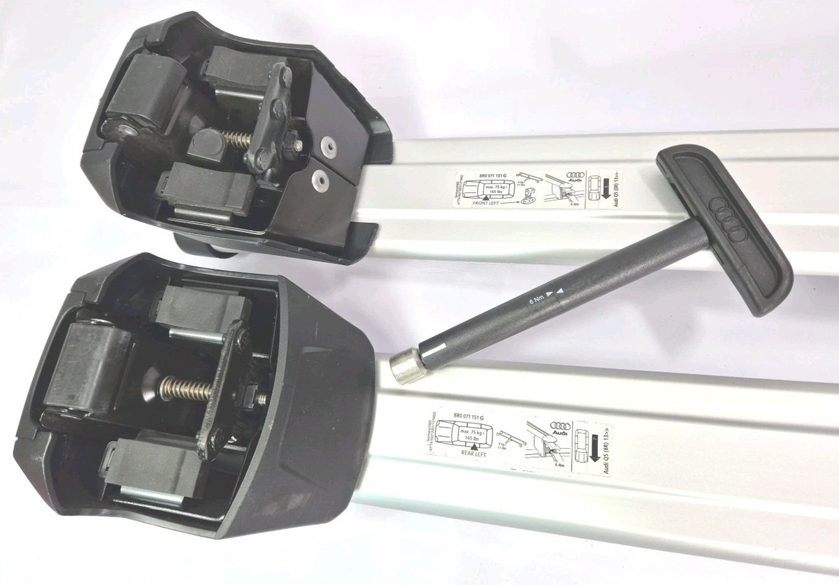 AUDI Q5 OEM Factory Roof Rack/Load Bars # 8R0 071 151 G Thule with 