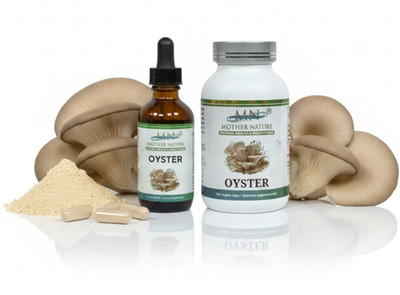 Organic Oyster Pleurotus Ostreatus Mushroom Supplements Fiber Vitamins Low Carbs