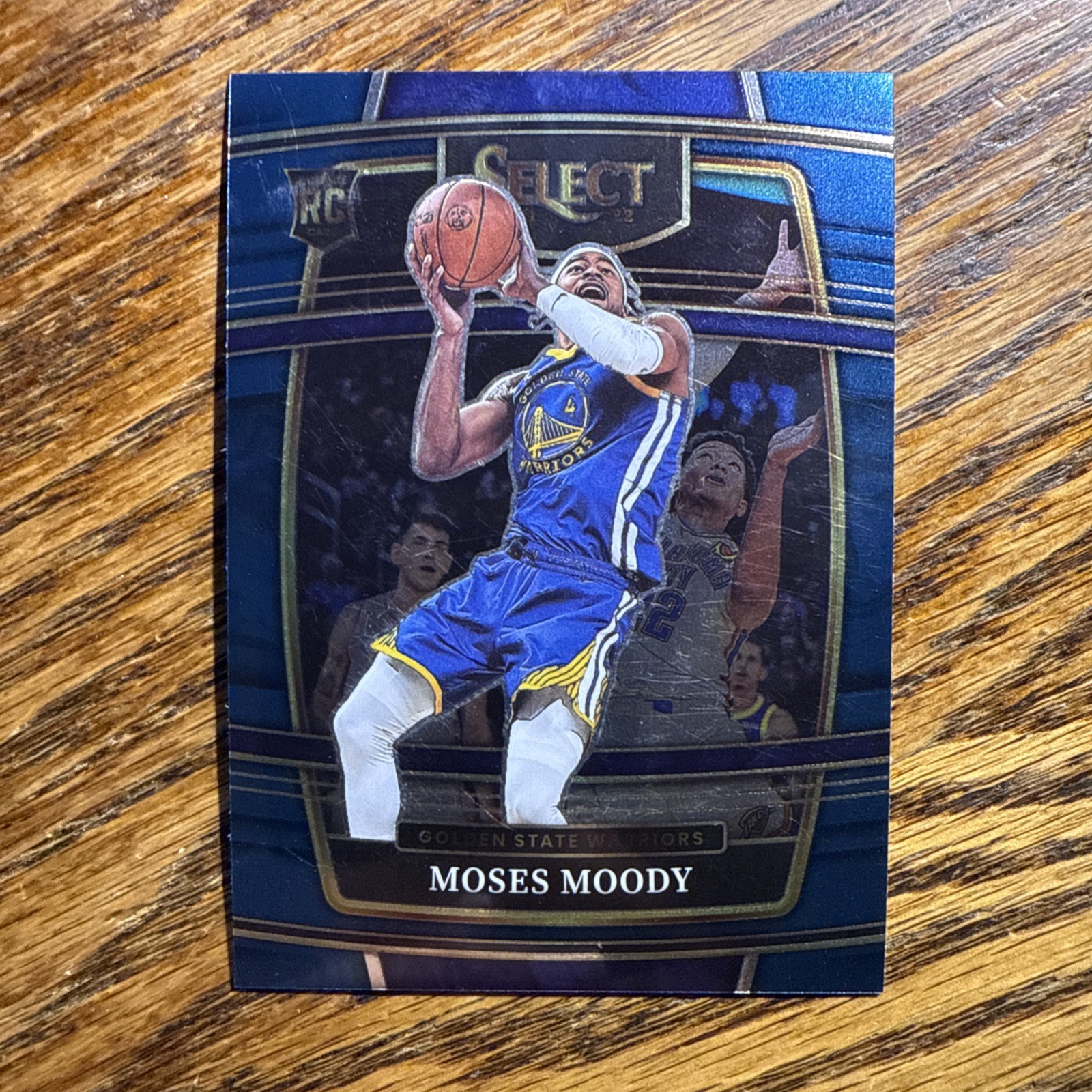 2021 Panini Select "Concourse" Moses Moody #62 (RC) Golden State Warriors
