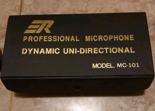 Microphone  ER MC-101 Dynamic Unidirectional Professional  MINT Open Box ! 