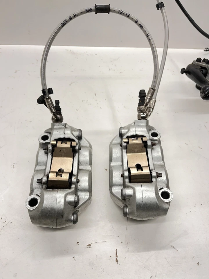 Ducati Streetfighter 848 2012-2015 front Brembo brake calipers & Brake Lines - Image 3 of 4