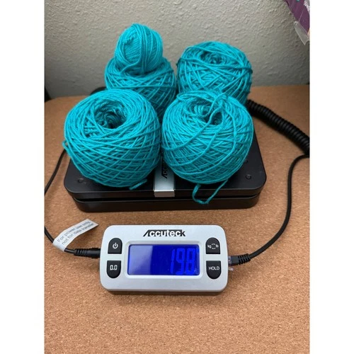 Destash: Knit Picks Shine Sport Turquoise 50g/110yd Pima Cotton/Modal - product listing photo