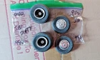 Six (6) Semi Tires Mounted On Chrome Wheels 1/25 scale Pack # 940 !!!!!!!!!!!!!!