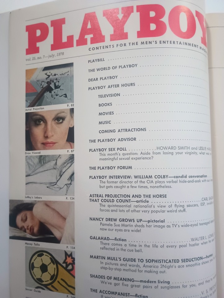 Playboy Magazine, July 1978, Pamela Sue Martin nude, Good Condition, Complete | eBay