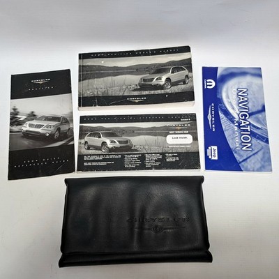 2004 Chrysler Pacifica Owners Manuals Set & Service Log,Quick Reference,Navigate