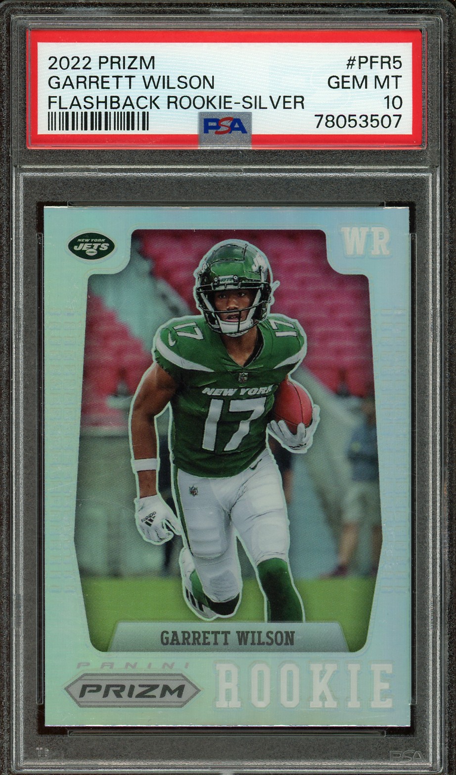 Garrett Wilson Panini Prizm Prizm Flashback Rookie #PFR5 Silver