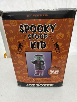 Vintage Halloween Decoration Kmart Spooky Stoop Kid 36'' Joe Boxer Frankenstein