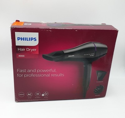 Philips DryCare Pro 2200W Haartrockner Föhn - Schwarz/Violett BHD274