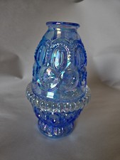 Weishar Moon & Stars Blue Carnival 3-Piece Fairy Lamp Light New