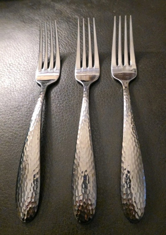 Set of 3 Oneida Tibet Stainless Salad Forks