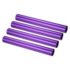 4Pcs Aluminum Relay Batons Field Track Relay Events Baton Purple