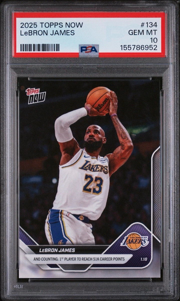 LeBron James Professional Sports Authenticator (PSA) Basketball