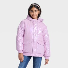 Girls' Hooded Puffer Jacket - Cat  Jack