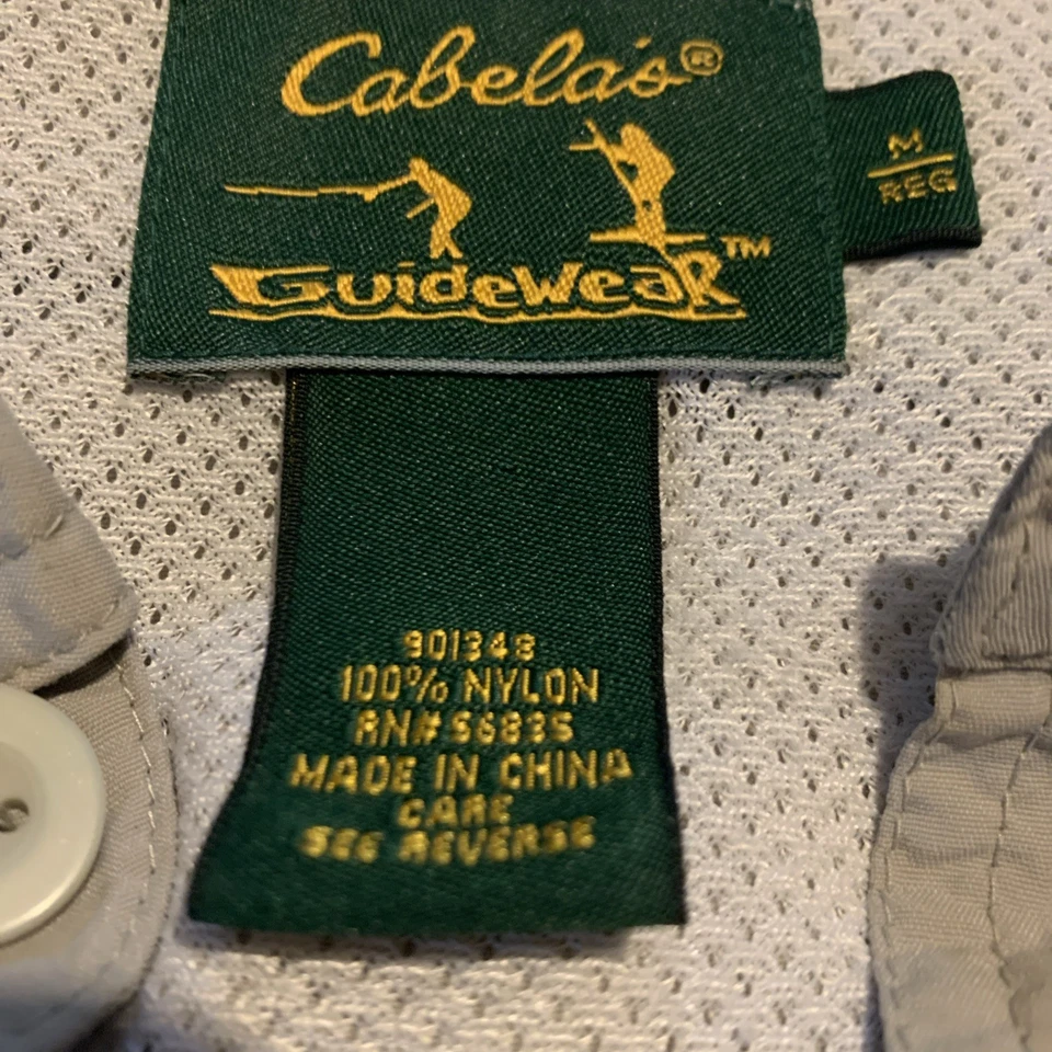 Camisa Cabela's GuideWear Manga Larga Ventilada Exterior Senderismo Para Hombre Caqui Talla M Foto 2 de 4