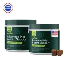 Wuffes Advanced Dog Hip Joint Supplement Glucosamine Chondroitin Omega 3 MSM