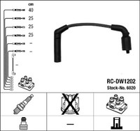 NGK ZüNdleitungssatz 6020 FüR Chevrolet Matiz Aveo Kalos Daewoo T250 T200 T255