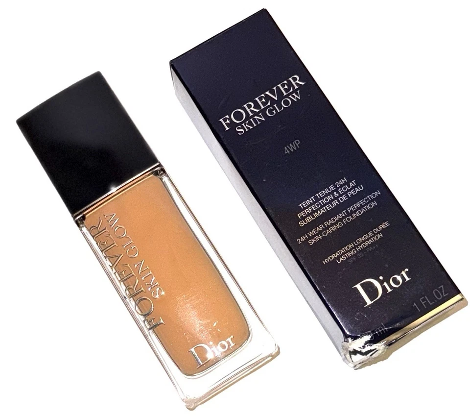 Dior Forever Skin Glow 24H Wear Skin Caring Foundation 30ml 4WP Warm Peach Glow - Bild 4 von 4