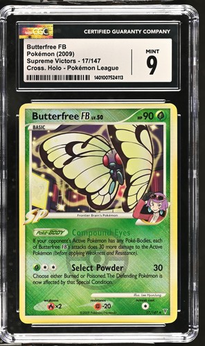 Butterfree FB graded CGC 9 for sale on eBay