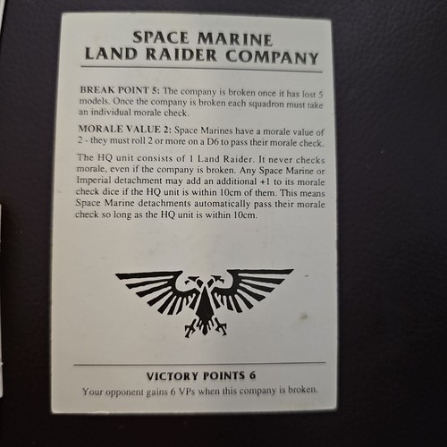 Warhammer Space Marines Epic Armies of the Imperium Cards Incomplete 70+ Cards - Picture 4 of 4
