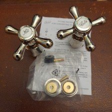 Swirl Bathroom Basin Tap Reviver Kit 1/2" - Easy Repair - x 2 Gold