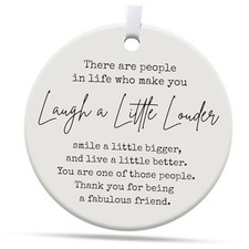Friendship Gifts for Women, Best Friend, Funny, Work Besties, Laugh a Little