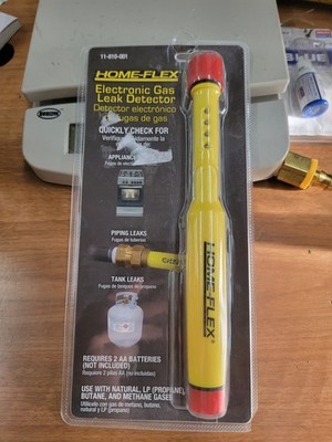 Home-Flex Electronic Gas Leak Detector Wand with Light and Sound Alarm