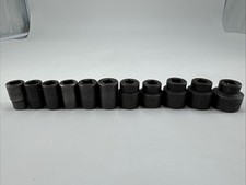 Mac Tools Xp6 38 Drive Metric Shallow Impact Socket Set 10-22mm 6 Point 11pc