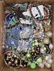 Costume Jewelry Lot ALL WEARABLE 7+lbs. Vintage-Mod Treasure Hunt #133