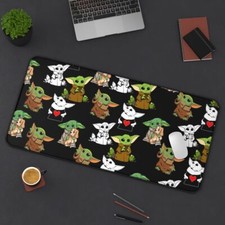 Baby Yoda Gaming Mouse Pad-Office Desk Mat-Mouse Pad-Desk Pad-Large Mouse Pad