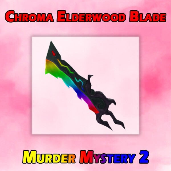 Roblox MM2 Murder Mystery 2✨Chroma Elderwood Blade✨|Fast
