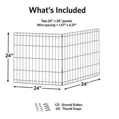 MIDWEST Universal Pet Playpen 2-Panel Extension Kit Fits Metal