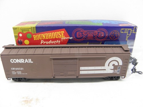 ROUNDHOUSE #1199 50' ACERO S/DOOR BOXCAR -CONRAIL - CR #168331 - ESCALA HO - USADO | Zustand: Used