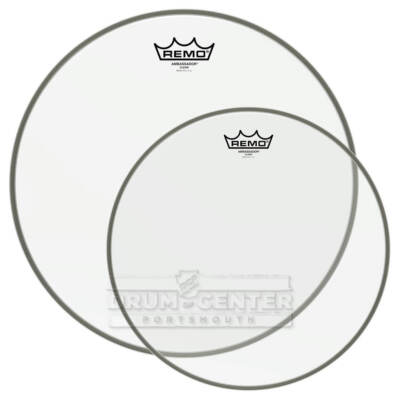 Remo 2-Head Tom Pack - Ambassador Clear 13''/16''