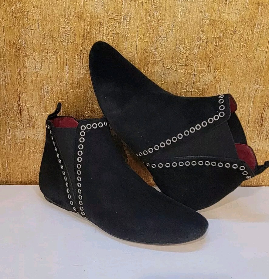 ISABEL MARANT シアニ エンヘリッシュ アンクルフツ 【関税込】 Isabel Marant Bootie Suede Grommet Embellish Pull-On Flat