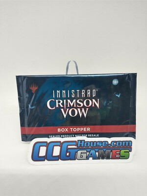 crimson vow set booster box topper Innistrad: Display Magic: The Gathering Innistrad: Crimson