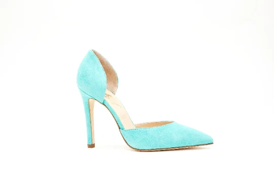 Virago Aqua Green Italian d’Orsay Stiletto Pumps – Made in Italy - Image 3 of 4