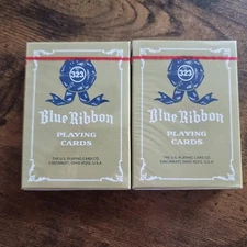 Blue Ribbon Blue & Red Edition Playing Cards New Sealed USPCC Art of Play Deck