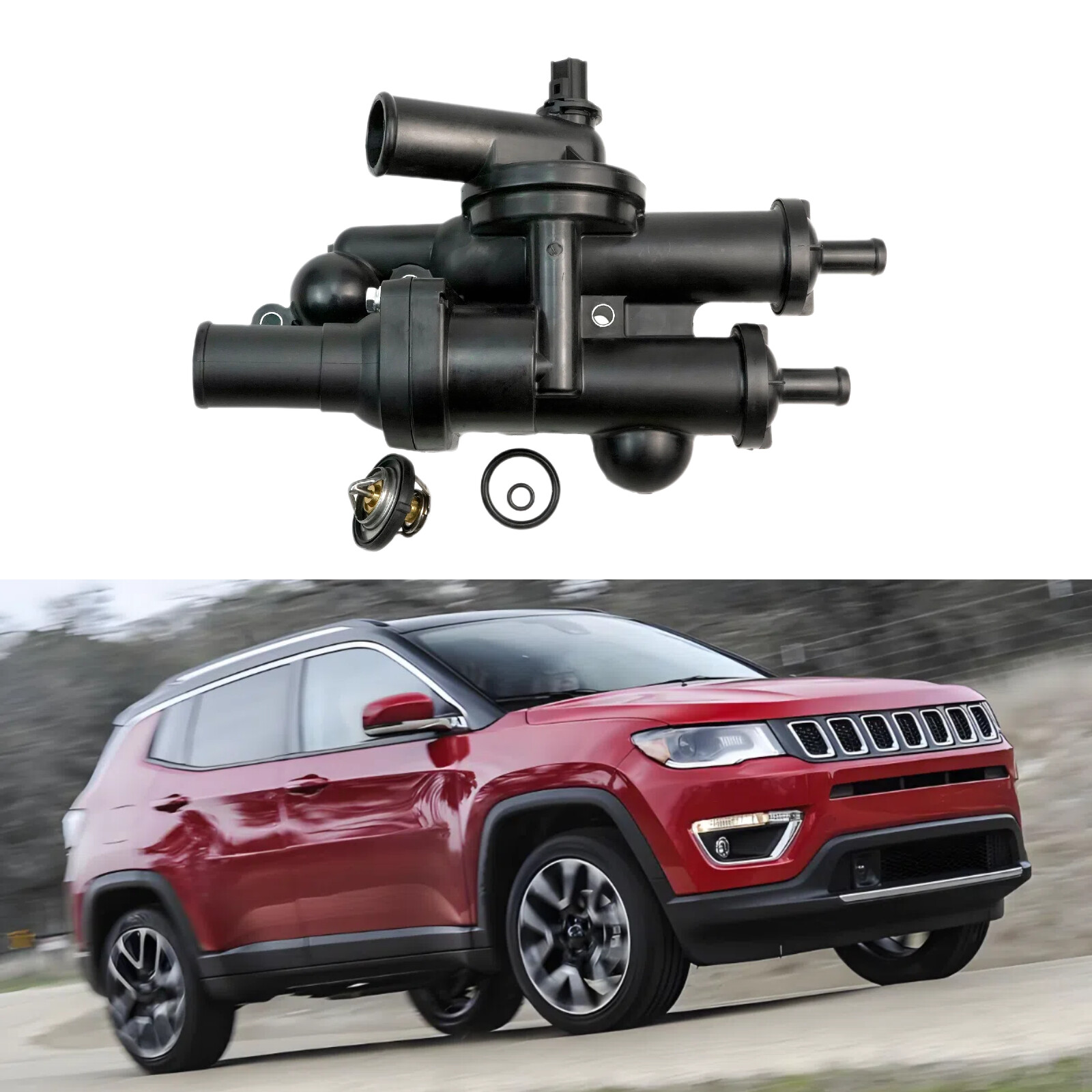 Dodge Avenger Journey Chrysler 200 Sebring Thermostat Housing Assembly Replacement