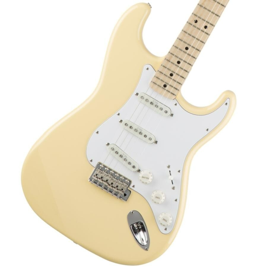 Fender Japan Exclusive Yngwie Malmsteen Signature Stratocaster Yellow White