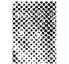 CREATIVE EXPRESSIONS Embossing Folder 178mm x 127mm EF-102 ALTERED HEXAGONS