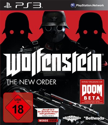 Sony PS3 Playstation 3 Spiel ***** Wolfenstein: The New Order ********NEU*NEW*18