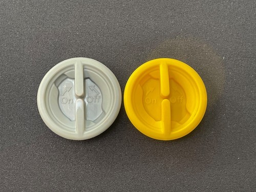 Speedplay Cleat Buddies, Yellow/Gray, New (mismatched set)