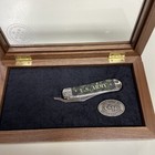 CASE XX #15031 U S ARMY COMMEMORATIVE RUSSLOCK SMOOTH NATURAL BONE WOOD BOX#127 — photo 2