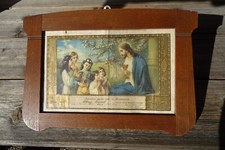 8463 LEUTSCHACH 1929 JUGENDSTIL 44x31cm EICHE RAHMEN Erstkommunion Ulbing August