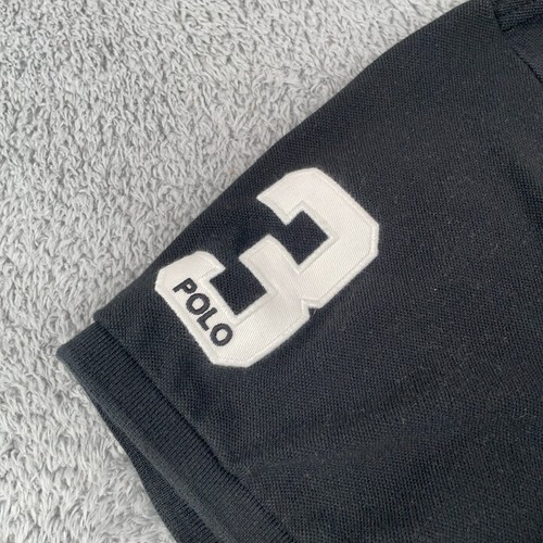 Polo Ralph Lauren Shirt Mens 2XL Black Las Vegas Big Pony Crest Custom Slim Fit - Picture 3 of 10