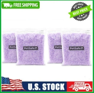 PetSafe ScoopFree Lavender Scented Crystal Litter, 4-Pack ScoopFree Litter